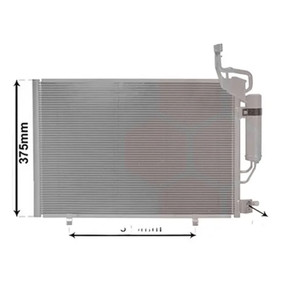 Radiator aer conditionat VW POLO 6 2017-> pentru 1.6 TDI, perioada 2017 2018 2019 2020 2021