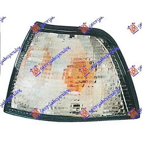 Semnalizator BMW 3 E36 1990->1998 Semnal fata stanga, fumuriu, cu soclu, ptr Sedan/Compact/Touring Perioada 1990 1991 1992 1993 1994 1995 1996 1997 1998