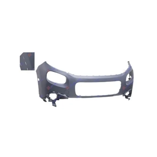 Bara Fata CITROEN C3 III 2016-> Bara fata pentru vopsit cu gauri bandou Perioada 2016 2017 2018 2019 2020 2021 2022