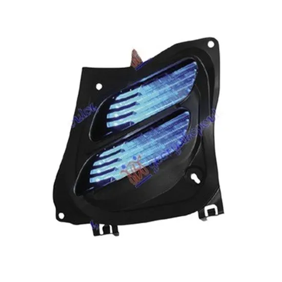 Admisie Aer PEUGEOT 206 1998->2007 Admisie aer capota motor LED TYPE albastru Perioada 1998 1999 2000 2001 2002 2003 2004