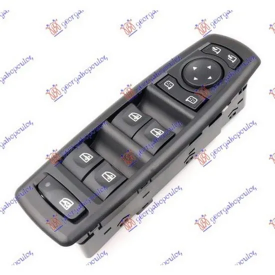 Buton oglinda RENAULT FLUENCE 2010-> Comutator oglinzi cu rabatare electrica 13 pini stanga 2010->2013 Perioada 2010 2011 2012 2013 2014 2015 2016