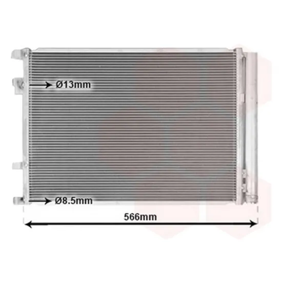 Radiator aer conditionat CITROEN C4 AIRCROSS 2010-> pentru 1.6, perioada 2012 2013 2014 2015 2016 2017