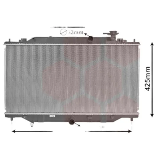 Radiator apa MAZDA 6 GJ 2012-> pentru 2.2 D, perioada 2012 2013 2014 2015 2016 2017