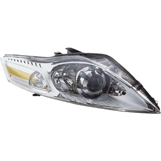 Far dreapta FORD MONDEO 4 2007->2015 perioada 2009 2010 2011 2012 2013 2014 2015 pana la an de fabricatie 09/2010, cu motor reglaj, semnal galben, cu reglaj electric, adaptiv, cu bec H7/H1