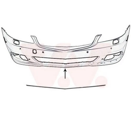 Bandou bara fata MERCEDES S-CLASS W221 2005->2013 Bandou bara fata central cromat 2009-> Perioada 2009 2010 2011 2012 2013