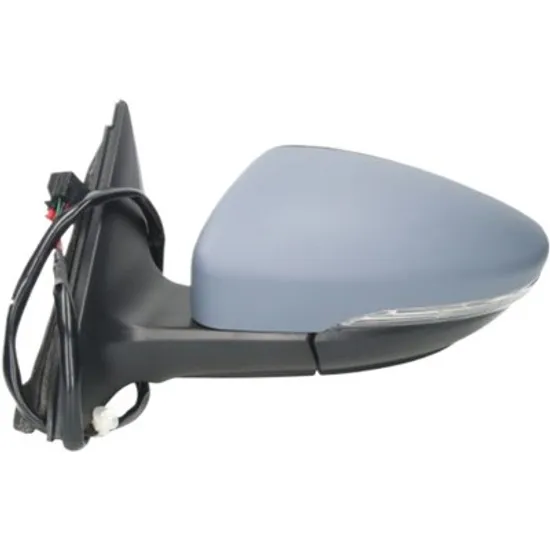 Oglinda exterioara stanga VW JETTA 6 2010-> perioada 2010 2011 2012 2013 2014 2015 2016 2017 , cu semnal, inaltime cm 38, latime cm 15, lungime cm 25, reglaj electric, cu incalzire, rabatare electrica, prevopsit grund,