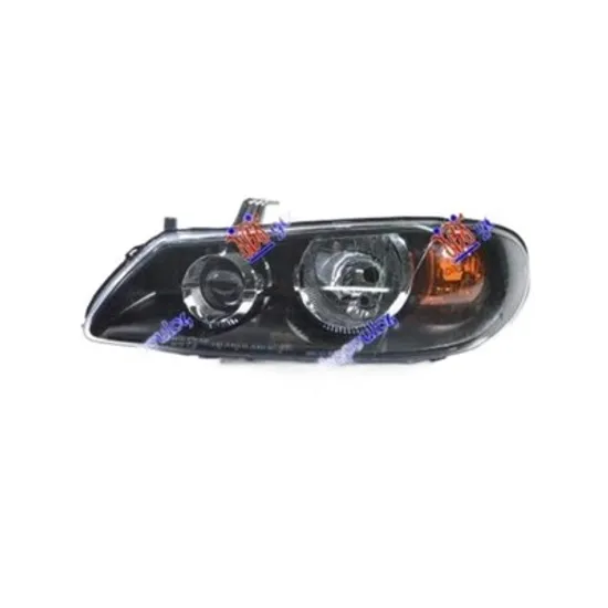 Faruri NISSAN ALMERA 2 2001->2006 Far reglaj electric 2002-> (negru) (TYC) stanga Perioada 2002 2003 2004 2005 2006