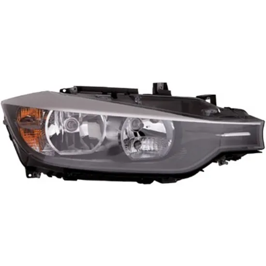 Far dreapta BMW 3 F30 2011->2018 perioada 2011 2012 2013 2014 2015 2016 2017 2018 pana la an de fabricatie 2015, cu motor reglaj, semnal transparent, cu reglaj electric, cu lumina de zi, cu bec H7/H7