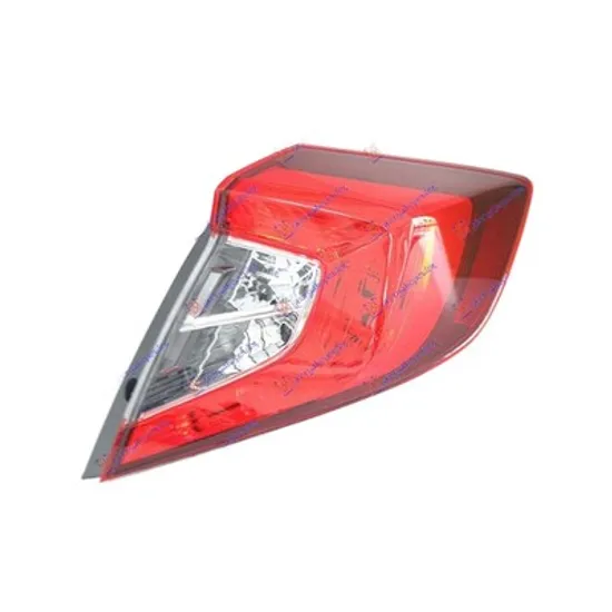 Stop Spate HONDA CIVIC 10 2015-> Lampa spate exterior (E) dreapta Perioada 2016 2017 2018 2019 2020 2021