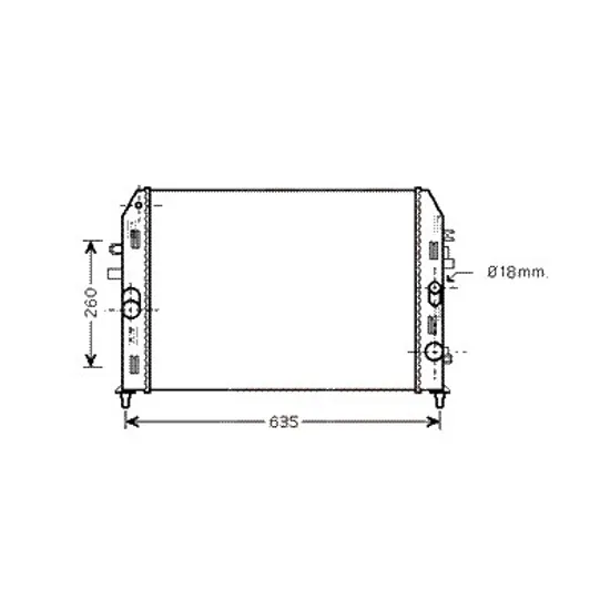Radiator apa MAZDA MX-5 2005->2014 pentru 2.0, perioada 2005 2006 2007 2008 2009 2010 2011 2012 2013 2014