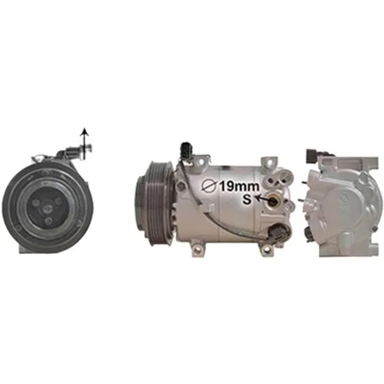 Compresor aer conditionat KIA PICANTO 2011->2017 pentru 1.0 EX Flex, 1.0 Flex, perioada 2011 2012 2013 2014 2015 2016 2017