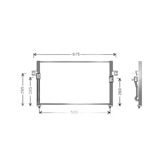 Radiator Aer Conditionat HYUNDAI H-1 1997->2007 Radiator aer conditionat 2.4 benzina - 2.5 diesel (58.8^39.4^22) Perioada 1997 1998 1999 2000 2001 2002 2003 2004 2005 2006 2007 2008