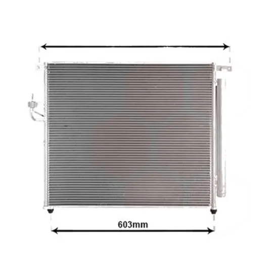 Radiator aer conditionat CHEVROLET CAPTIVA C100 2006-> pentru 3.2 4WD, perioada 2006 2007 2008 2009 2010 2011