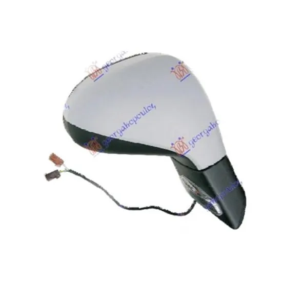 Oglinda PEUGEOT 207 2006->2015 Oglinda exterioara electrica cu incalzire pentru vopsit cu semnal cu senzor dreapta Perioada 2006 2007 2008 2009 2010 2011 2012