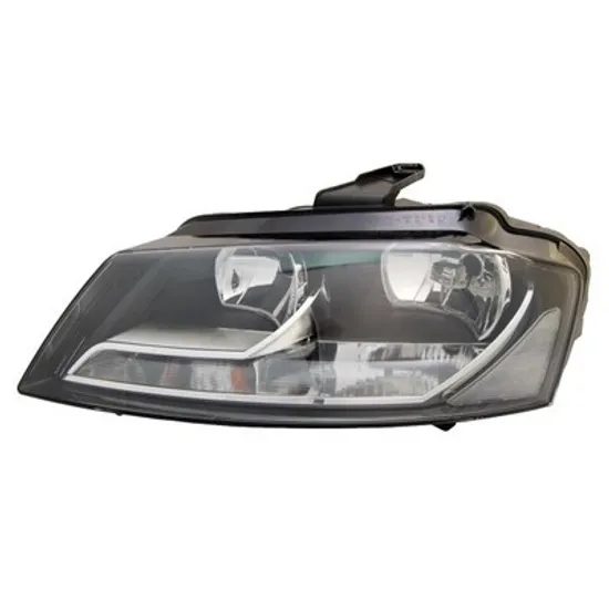 Far stanga AUDI A3 Cabriolet 8P7 2008->2013 perioada 2011 2012 2013 cu motor reglaj, semnal transparent, cu reglaj electric, cu bec H7/H7