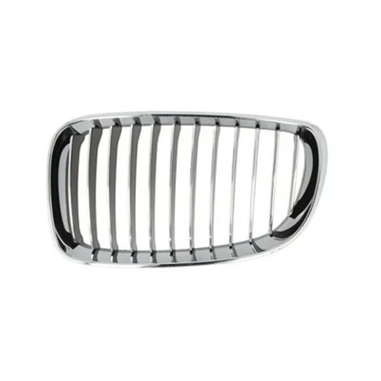 Grila Radiator BMW 1 E81 2006->2011 Grila radiator stanga, negru/crom/crom 2007-> Perioada 2007 2008 2009 2010 2011