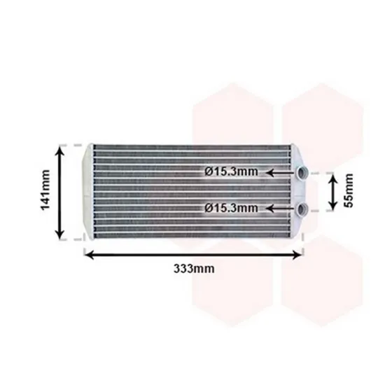 Radiator Incalzire CITROEN BERLINGO B9 2008-> Calorifer (BR) (290x140x26) Perioada 2015 2016 2017 2018 2019