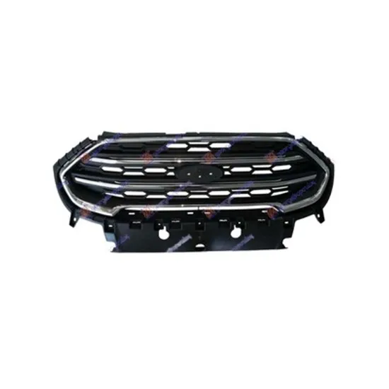 Grila Radiator FORD ECOSPORT 2012-> Grila radiator cu bandou cromat Perioada 2017 2018 2019 2020 2021