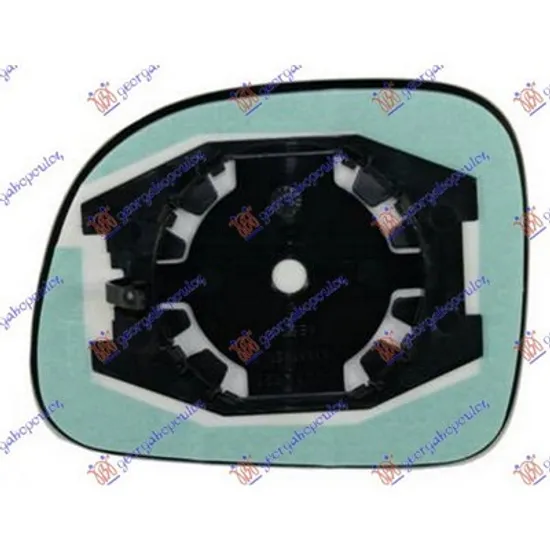 Sticla Oglinda FIAT PANDA 169 2003->2013 Geam oglinda exterioara dreapta, cu suport 09-> Perioada 2009 2010 2011