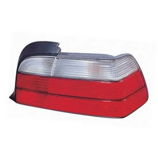 Stop Spate BMW 3 E36 1990->1998 Lampa spate dreapta, rosu/alb, cu soclu si bec, cu lampa ceata, cu 7 contacte, ptr Coupe/Cabriolet, 92->2000 Perioada 1992 1993 1994 1995 1996 1997 1998