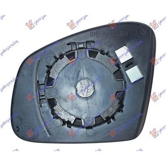 Sticla Oglinda SMART FORTWO cupe 453 2014-> Geam oglinda dreapta, Perioada 2014 2015 2016 2017 2018 2019 2020