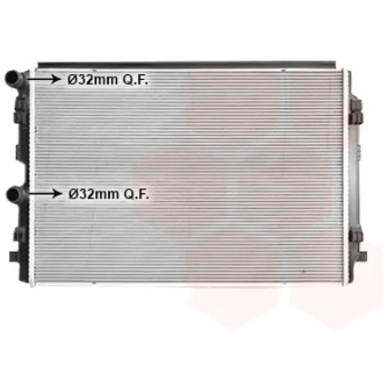 Radiator apa VW T-CROSS 2018-> pentru 1.0 TSi, perioada 2018 2019 2020 2021 2022 2023