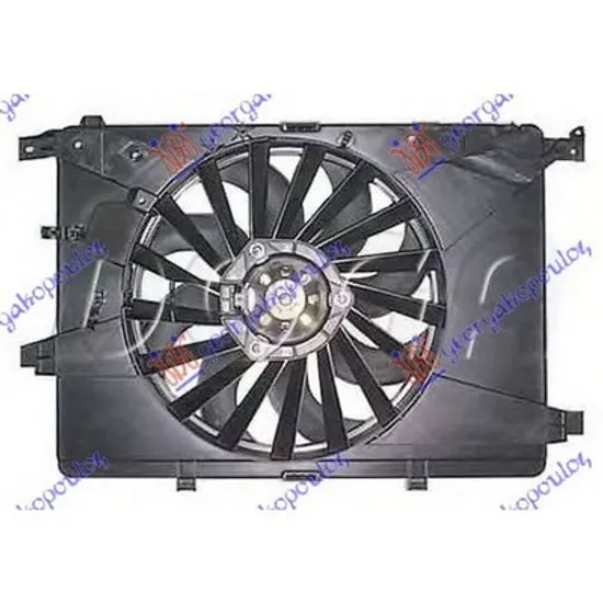 Ventilator Motor ALFA ROMEO BRERA 2006->2011 Electroventilator complet (1.8-1.9-2.2 benzina-1.9JTD), Perioada 2006 2007 2008 2009 2010 2011 2012