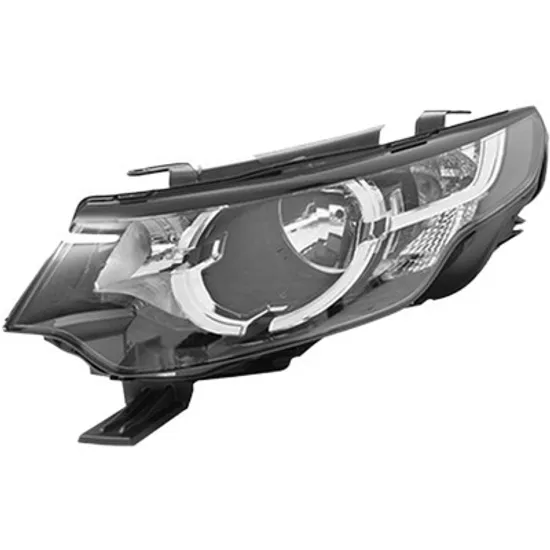 Far stanga LAND ROVER DISCOVERY SPORT 2014-> perioada 2014 2015 2016 2017 2018 2019 cu motor reglaj, cu motor electric, cu reglaj electric, cu lumina de zi, cu bec H15, cu bec H7
