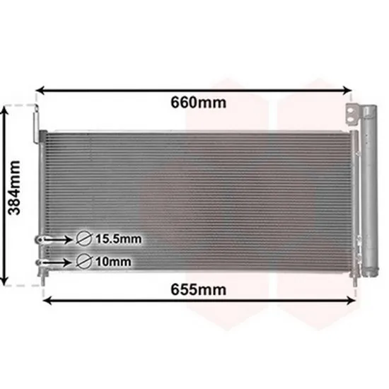 Radiator Aer Conditionat TOYOTA AURIS / COROLLA E18 2012->2018 Radiator aer conditionat 1.8 HYB. cv automata 67.5x29x1.6 Perioada 2012 2013 2014 2015