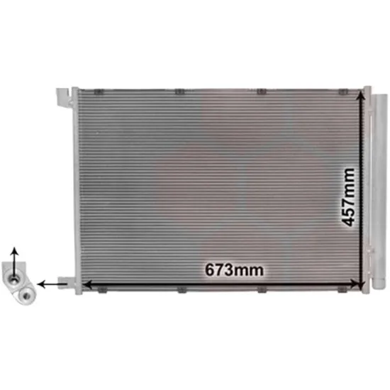 Radiator aer conditionat SEAT LEON 2012-> 2.0 Cupra 195KW 265CP , pentru motor CJXE perioada 2013 2014,2015,2016,2017 2018