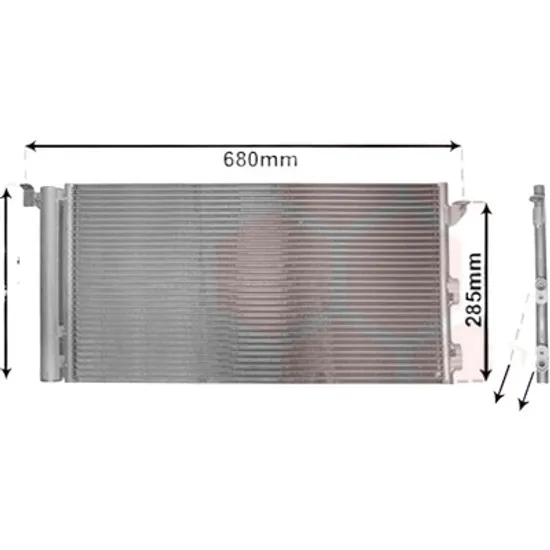 Radiator aer conditionat BMW 2 Active Tourer F45 2013-> 214 d 70KW 95CP , pentru motor B37 C15 A perioada 2014 2015,2016,2017 2018