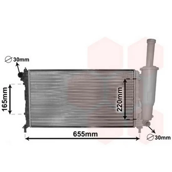 Radiator Motor FIAT PUNTO 188 1999->2012 Radiator 1,2 8V16V ->2001 58x31,6 manuala /automata +/-AC TY.VAL 1999->2003 Perioada 1999 2000 2001 2002 2003 2004 2005 2006 2007 2008 2009 2010 2011