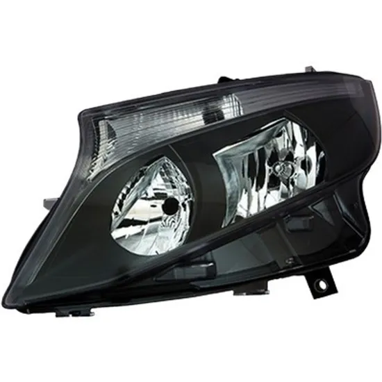 Far stanga MERCEDES VITO W447 2014-> perioada 2014 2015 2016 2017 2018 2019 cu motor reglaj, gri inchis, semnal transparent, cu reglaj electric, cu lumina de zi, cu bec H15, cu bec H7,