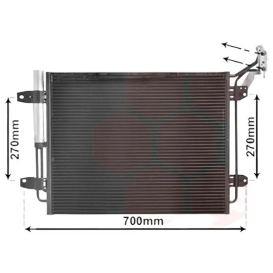 Radiator aer conditionat BMW Z4 Roadster E85 2002->2008 2.5 i 130KW 177CP , pentru motor N52 B25 A perioada 2005 2006,2007,2008 2009