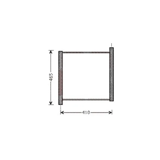 Radiator apa SMART FORTWO cupe 451 2007->2014 1.0 52KW 71CP , pentru motor M 132.910 perioada 2007 2008,2009,2010,2011 2012