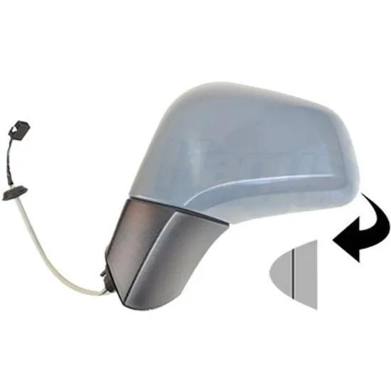 Oglinda exterioara stanga OPEL MOKKA / MOKKA X 2012->2020 perioada 2013 2014 2015 2016 2017 2018 de la an de fabricatie 10/2016, numar pini 10, cu incalzire, prevopsit grund, prevopsit partial pentru X,
