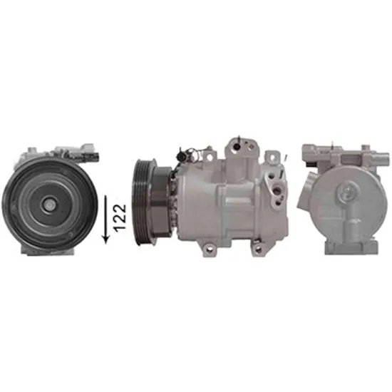 Compresor aer conditionat KIA CERATO 2004->2009 pentru 1.6 CRDi, perioada 2005 2006 2007 2008 2009