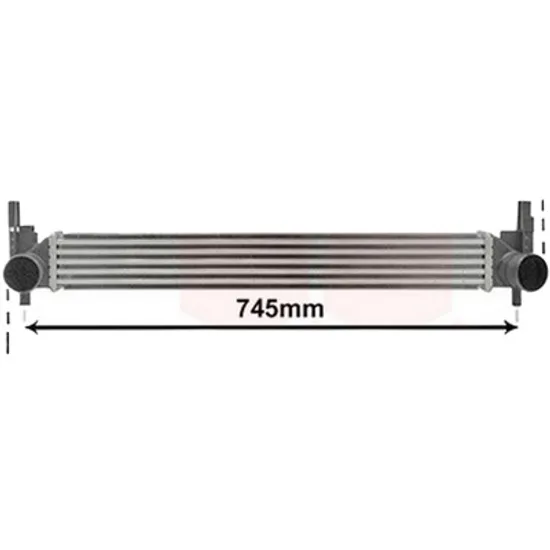 Intercooler SKODA RAPID 2011->2019 1.6 TDI 85KW 115CP , pentru motor CXMA perioada 2015 2016,2017,2018 2019