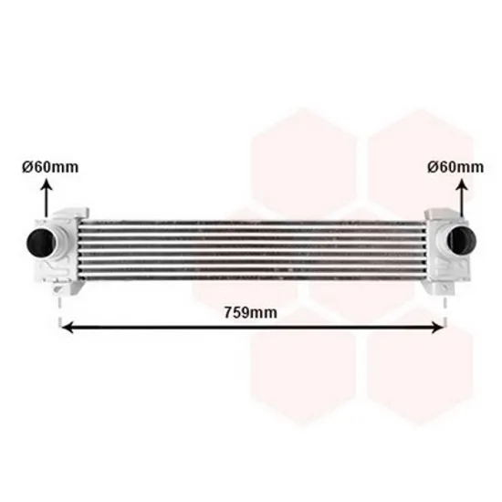 Intercooler PEUGEOT 308 1 2007->2014 Radiator intercooler 1.6 THP benzina (700x120x76) 2008->2013 Perioada 2007 2008 2009 2010 2011 2012 2013