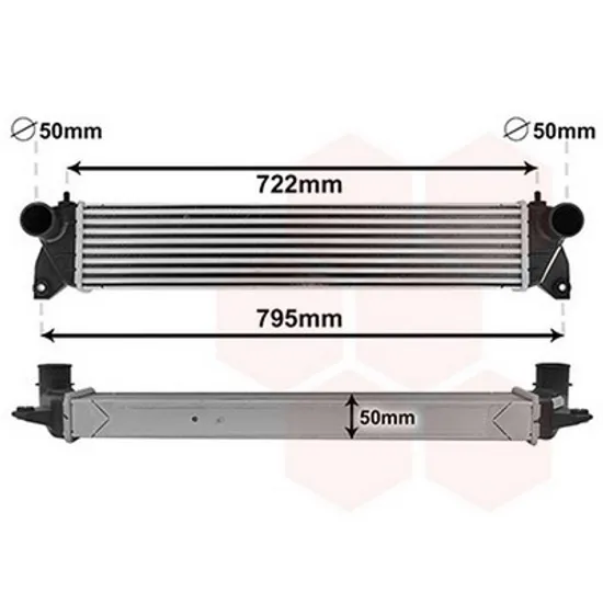 Intercooler SUZUKI SX4 2006-> Radiator intercooler 1,6 - 1,9 JTD 660x127x50 Perioada 2006 2007 2008 2009 2010 2011 2012