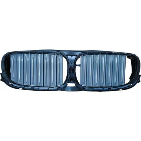 Suport grila BMW 7 G11 2015-> Difuzor grila superioara (negru/gri) (cu motor) (cu bandou cromat) (cu NIGHT VISION) Perioada 2015 2016 2017 2018 2019