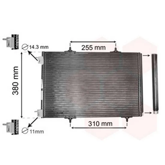 Radiator Aer Conditionat CITROEN C3 III 2016-> Radiator aer conditionat benzina/ diesel (55.7x37,5) Perioada 2016 2017 2018 2019 2020 2021 2022