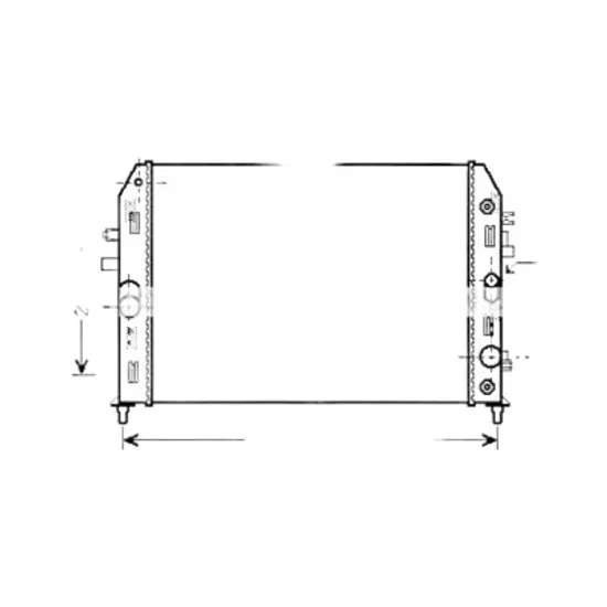 Radiator apa MAZDA MX-5 2005->2014 pentru 1.8, perioada 2005 2006 2007 2008 2009 2010 2011 2012 2013 2014