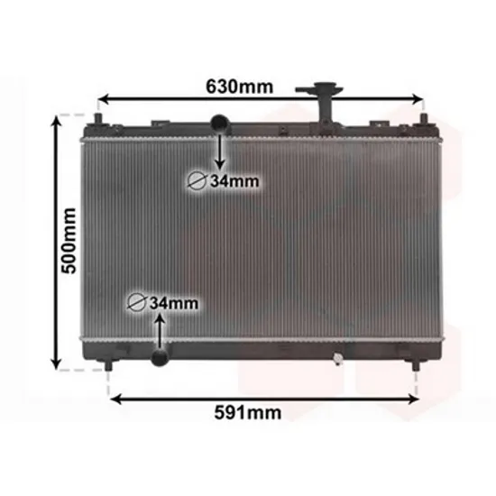 Radiator Motor SUZUKI S-CROSS 2013->2022 Radiator apa 1.6 16v manuala 375x697x16 Perioada 2013 2014 2015 2016 2017 2018 2019 2020 2021 2022
