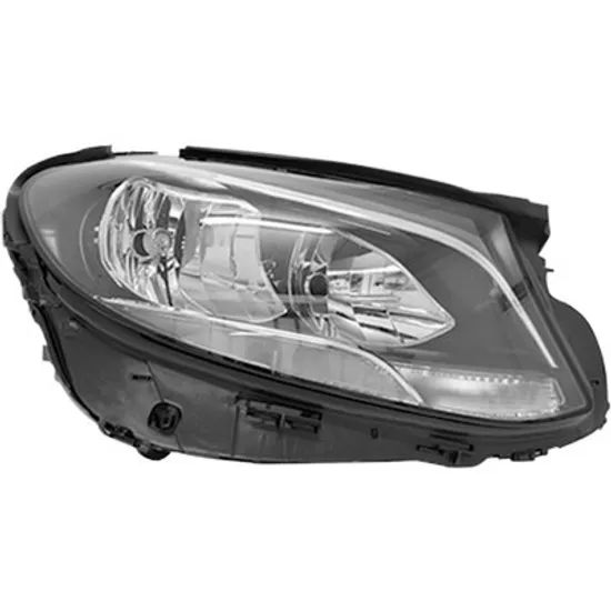 Far dreapta MERCEDES E-CLASS W213 2016-> perioada 2016 2017 2018 2019 2020 2021 cu motor reglaj, cu LED, fumuriu, cu reglaj electric, cu bec H7/H7, cu bec LED