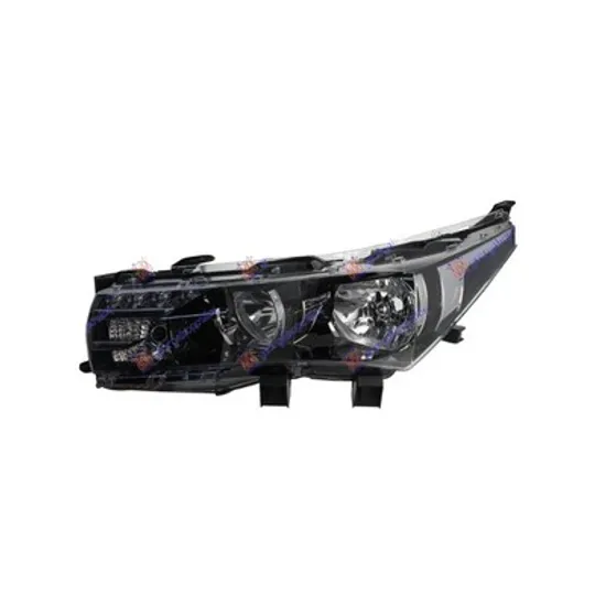 Faruri TOYOTA COROLLA E18 2013->2019 Far cu reglaj electric fumuriu cu LED E stanga, Perioada 2013 2014 2015 2016 2017 2018