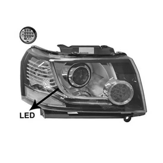 Faruri LAND ROVER FREELANDER 2 2006->2014 Far reglaj electric 2012-> cu daylight LED HELLA dreapta 2007->2014 Perioada 2006 2007 2008 2009 2010 2011 2012 2013 2014