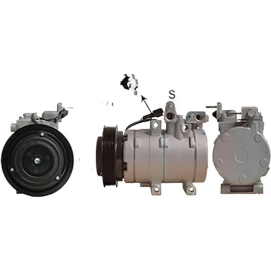 Compresor aer conditionat HYUNDAI SANTA FE 1 2001->2006 pentru 2.4 16V, perioada 2001 2002 2003 2004 2005 2006