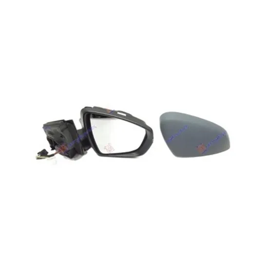 Oglinda PEUGEOT 3008 2016-> Oglinda exterioara electrica cu incalzire cu rabatare electrica cu semnal si lampa podea si senzor t A dreapta 2016-> Perioada 2009 2010 2011 2012 2013 2014 2015