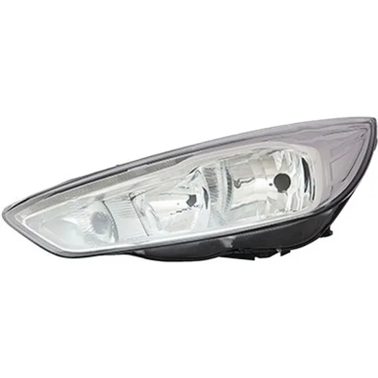 Far stanga FORD FOCUS 3 2010->2019 perioada 2010 2011 2012 2013 2014 2015 2016 2017 2018 de la an de fabricatie 10/2014, cu motor reglaj, argintiu, semnal transparent, cu reglaj electric, cu daylight, cu bec H7/H1
